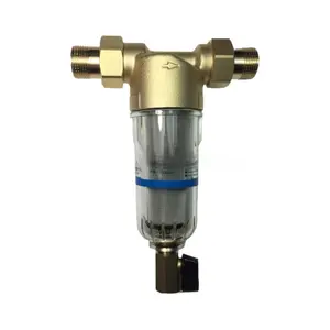 Qianzhen Household Pre Filter Kitchen Pipeline Water Purifier Copper Stainless Steel Mesh Water Filter