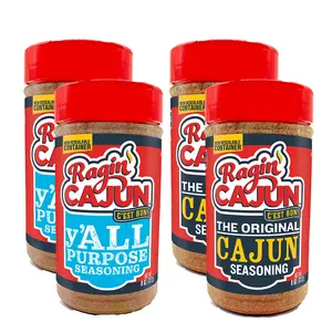 Original Cajun Seasoning & Y'all Purpose Breading Variety Pack - Bold Spices for Meat Seafood Veggies - No MSG by Ragin' Cajun