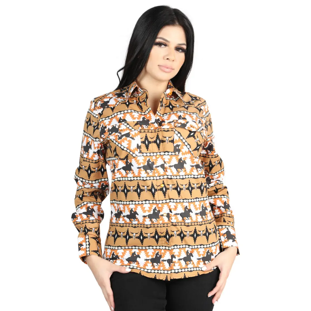 El General - Casual Long-Sleeve Shirt - Taupe
