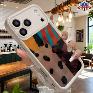 Trendy Cow Print Patchwork Aesthetic Pattern Case for iPhone 17 Pro Max 16 15 14 13 12 11 XR XS Plus Air Slim Shockproof Protective Anti Scratch Lightweight TPU Cover