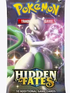(Live Rip) Pokemon English Hidden Fates Booster Pack