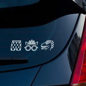 Dungeon Crawler Carl Car Decal, Princess Donut Cat Sticker, Funny Fantasy Window Decal