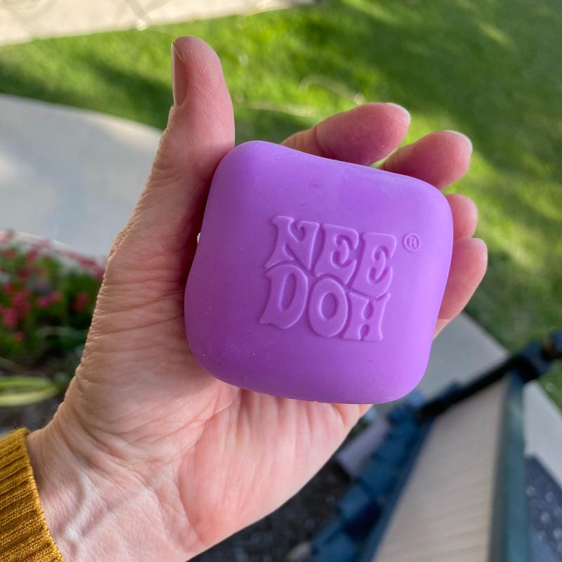 Needoh - Trending Glow in the Dark Nice Cube - Latest Craze in Hard Squish Stress Balls - Stim tools