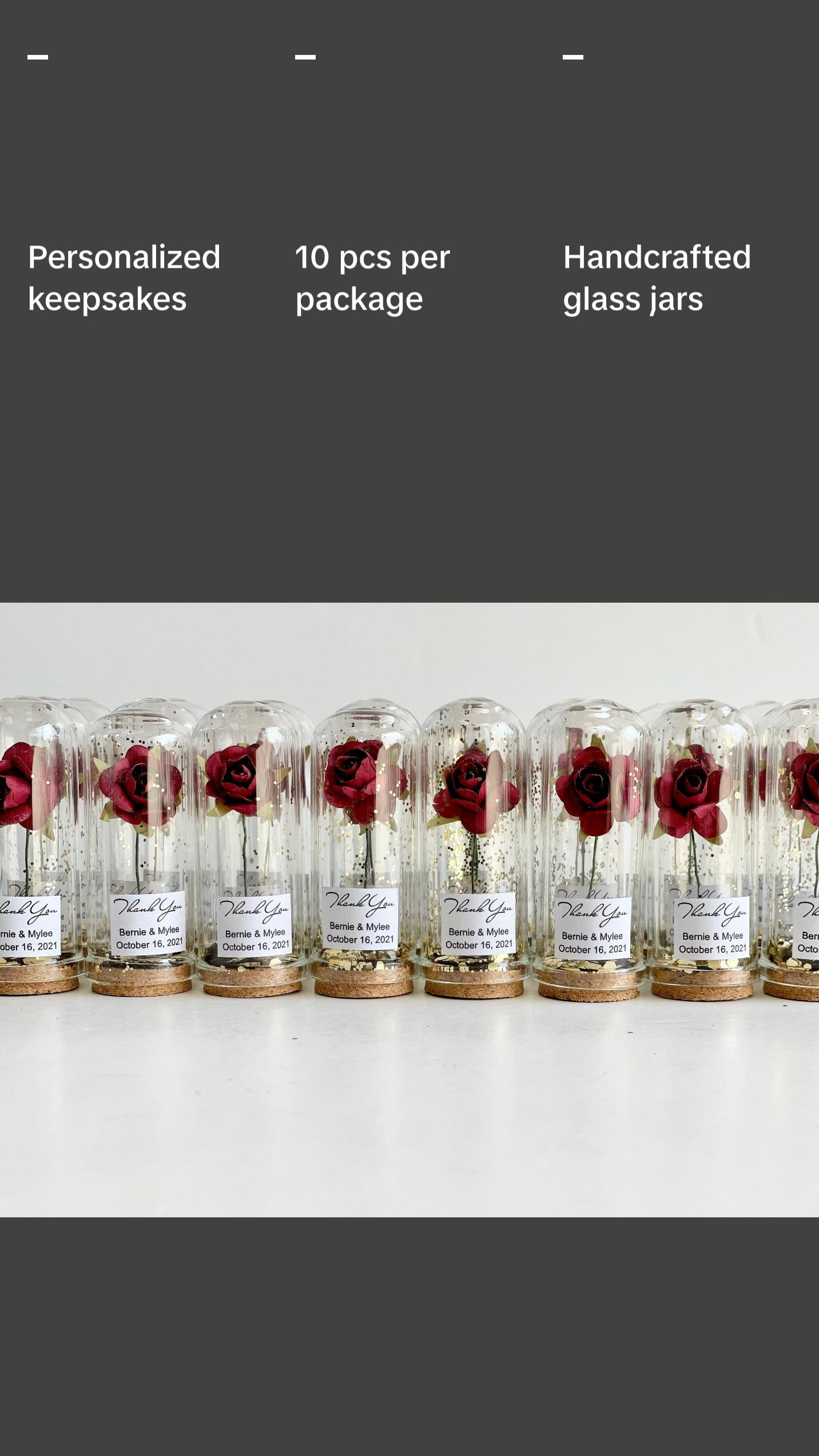 10 pcs Bulk Rose Dome Favors for Guests, Wedding Favors Gifts, Personalized Party Gifts, Beauty and the Beast Custom Favors, Bachelorette Favors