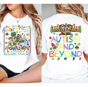 It's Ok To Be Different Autism Graphic Tee, Autism Awareness Mom Youth Shirt, Special Education Autism Awareness 2-Sided Unisex T-Shirt, Perfect Gift For Men, Women, And Kids