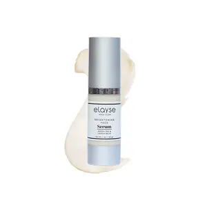 Elayse Premium Brightening Face Serum - 1 fl oz | Vitamin C, Jojoba, Lemon Balm & Green Tea for Radiant Skin, Dark Spot Correction, and Even Skin Tone