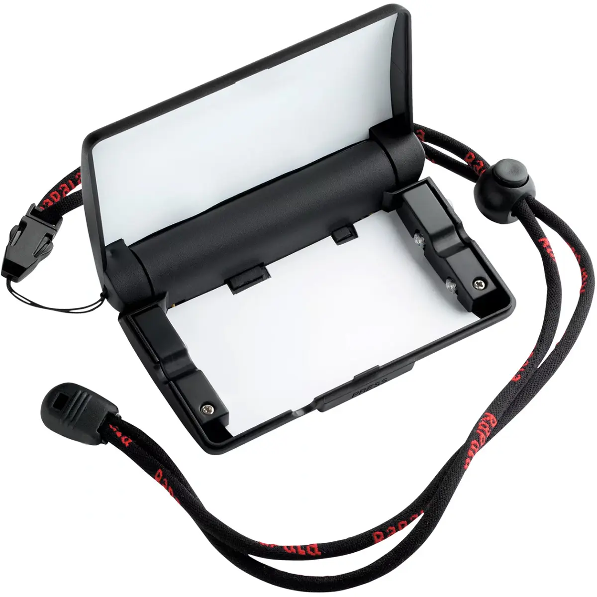 Rapala Mini Charge 'N Glow UV Lure Charger, Pocket-Sized Handheld Light with 4 LEDs & Quick-Release Neck Lanyard for Ice Fishing, Lights