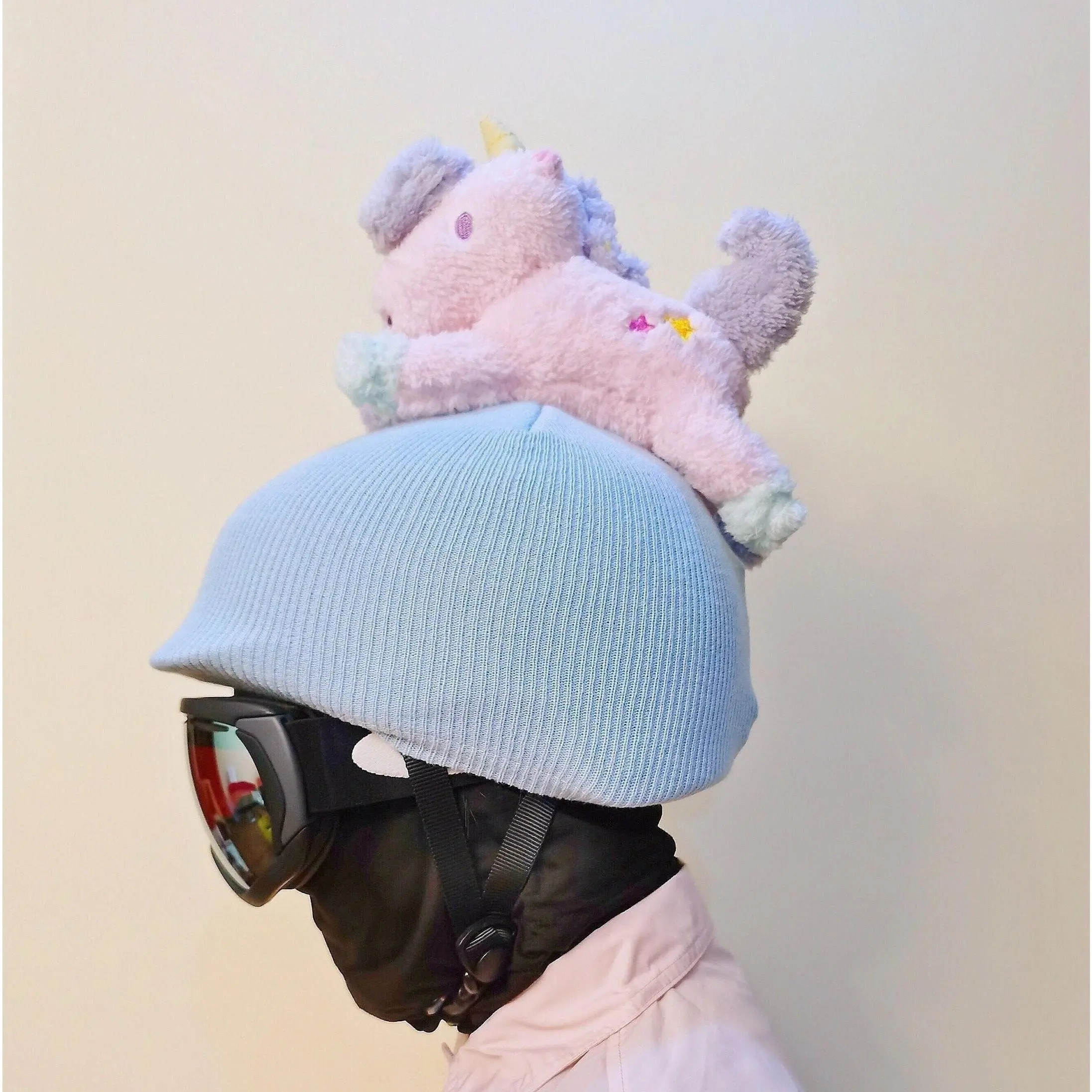 Cute Unicorn Ski Snowboarding Helmet Cover