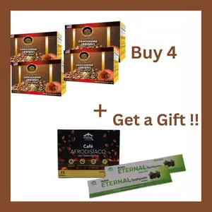 Eternal spirit beauty combo de 4 café latte + 1 maca root y regalo 2 pastas dental