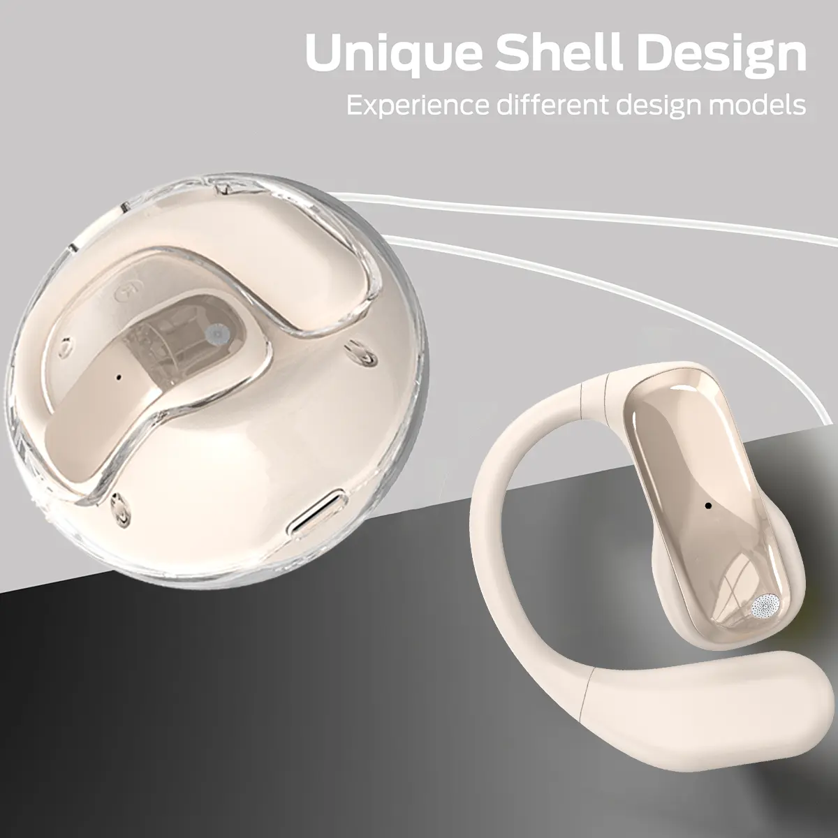 OWS MJ-103  Bluetooth Earphones  Touch Control HiFi Wireless Headphone Mic Noise Reduction Earbuds Game Motion Headset Audio