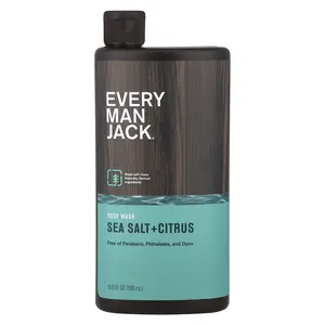 Every Man Jack Body Wash, Sea Salt + Citrus, 16.9 fl oz (500 ml)