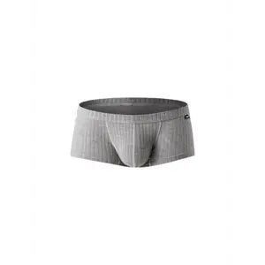 CRAZYHONEY Men's Active Underwear Sexy Low Waist Briefs U Pouch Boxers Striped Shorts Underpants Daily Wear Casual Comfortable Stretchy Fancy Fashionable Breathable Softness Lightweight  Fabric Menswear Panty Polyester Socks Basic Natural