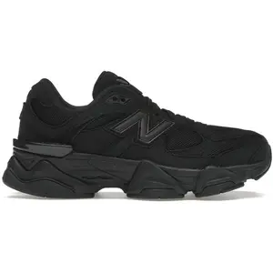 New Balance 9060 Triple Black Youth and Womens - Trendy Streetwear Essential