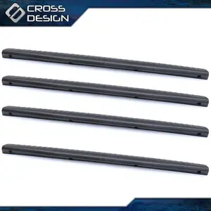 CROSSDESIGN 4PCS Tailgate Cover Cap Molding Panel Fit For 2002-2008 Dodge Ram 1500 2500 3500