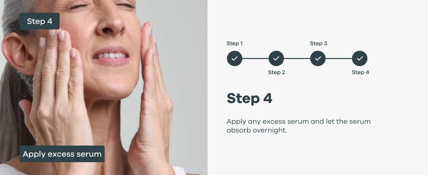 Seranova Micro Infusion System for Face & Neck 0.05mm Stamp with Hyaluronic Acid & Collagen Peptide Serum for Firmer Smoother-Looking Skin, Easy 5-Minute At-Home Skin Care Application