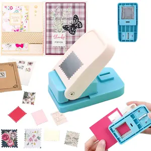 Postage Stamp Paper Punch | DIY Decorative Punch for Scrapbooking & Card Making