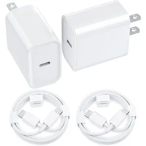 iPhone Charger Fast Charging Original [Apple MFi Certified] 2 count Type C Wall Charger Block with 2 count 6FT Long USB C to Lightning Cable for iPhone 14/13/12/12 Pro Max/11/Xs Max/XR/X/AirPods Pro