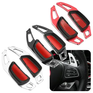 Steering Wheel Paddle Shifter Extension For Mercedes Benz A B C E GLE Class W177 W205 W213 C117 W218 Aluminum Shift Paddle Blade Car Interior Kit