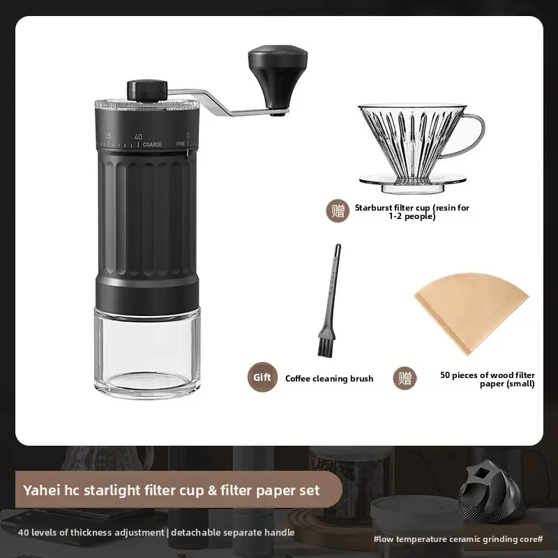 Yahei HC [4-piece set] filter cup and filter paper
