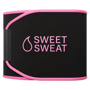 Sports Research Sweet Sweat Waist Trimmer - Premium Sweat Enhancing Fitness Band for Women & Men