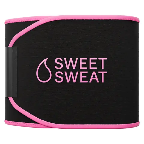 Sports Research Sweet Sweat Waist Trimmer - Premium Sweat Enhancing Fitness Band for Women & Men