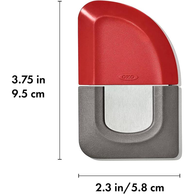 Outdoor kitchen 3in1 squeegee and scraperredgrey