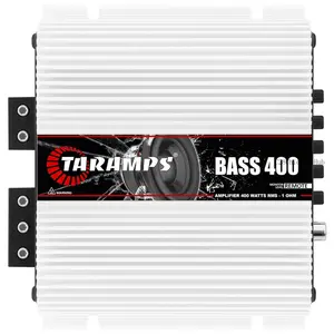 400 1 Ohm 1 Channel Amplifier 400 Watts, Crossover, Bass Boost, Level Input, Class D, Car Audio, Great for SubwoofersC28ChicLadyHub