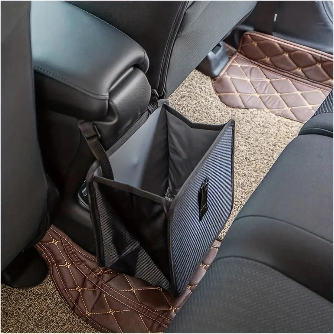 Foldable Car Trash Bin, Car Trash Can, Car Trashcan, Garbage Can For Car, Large Capacity Waterproof and Leakproof Hanging Car Waste Bag, Auto Interior Accessories for Men and Women Gifts