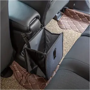 Foldable Car Trash Bin, Car Trash Can, Large Capacity Waterproof and Leakproof Hanging Car Waste Bag, Auto Interior Accessories for Men and Women Gifts