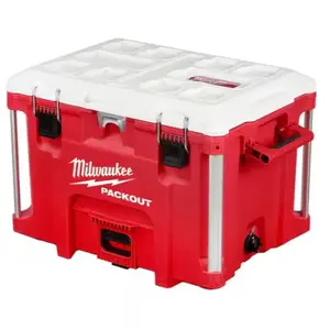 Milwaukee 22 in. Packout 40 qt. XL Cooler - Modular Storage System for Ice and Beverages