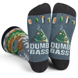 Dumb Bass Fishing Socks