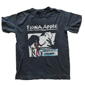 Fiona Apple T-shirt, Fiona Apple Cotton Black Unisex T-shirt Menswear Top