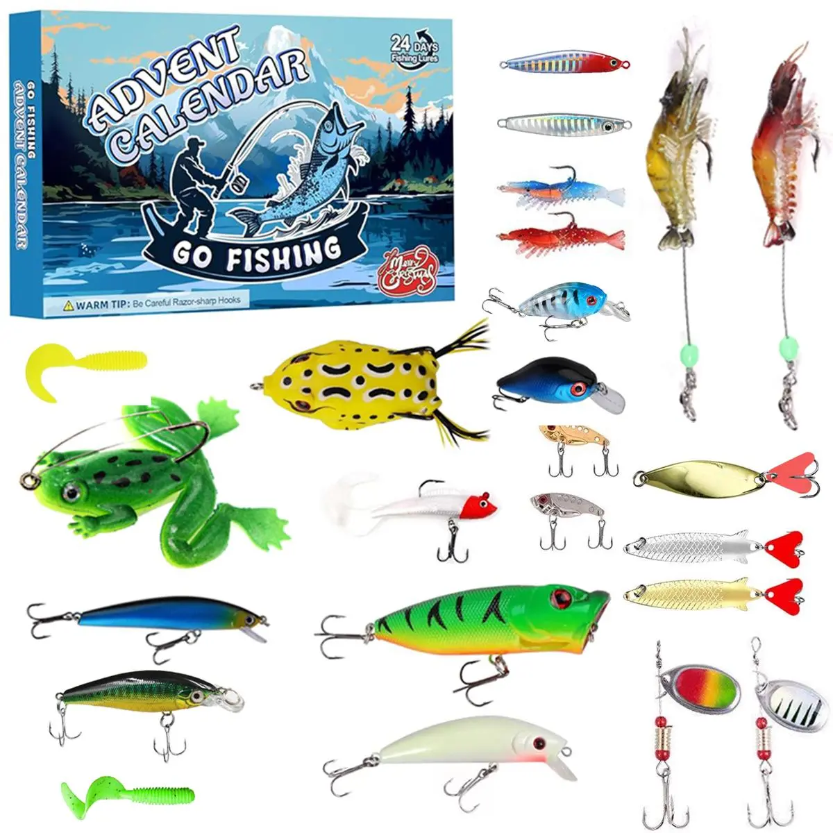 2025 Advent Calendar Fishing Lure | 24 Days Christmas Countdown | Fish Tackle Surprise Gift for Men, Teens, Boyfriends & Dads - TikTok Shop 2025 Advent Calendar Fishing Lure | 24 Days Christmas Countdown | Fish Tackle Surprise Gift for Men, Teens, Boyfriends & Dads - TikTok Shop