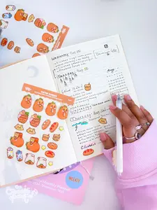 Cutie Carbs | Clear Sticker Sheet | Die-Cut Vinyl Decal