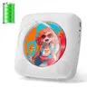 Gueray Portable Rechargeable CD Player - Hi-Fi Audio Device with Dual Speakers, Bluetooth 5.0, 1800mAh Battery, FM Radio, USB Type-C, AUX, Multi-Format Support, Remote, Memory, A-B Repeat, USB/AUX/FM Compatibility for Home, Desktop, Picnic Use