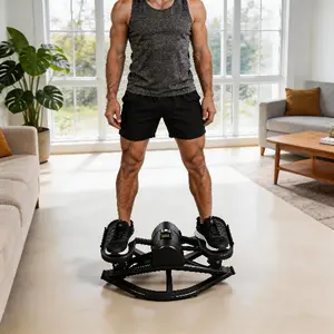 SAVEYOUR Home Workout Mini Stair Stepper Quiet Hydraulic Elliptical Step Machine Non-Slip Pedals Compact Design for Small Space Ultra-Compact Footprint Under 0.5㎡