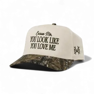 Excuse Me… You Look Like You Love Me MadHatter’s Embroidered Snapback Adjustable (Up To A Size 8 Head) Premium Trucker Hat
