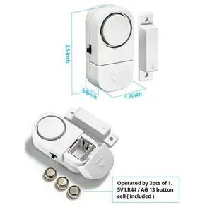 FUERS New Wireless Magnetic Sensor Home Window & Door Burglar Home Security Alarm System 90db Loudly Alarm