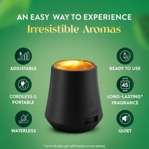Summer Diffuser Cordless Portable Aromatherapy Device with Adjustable Settings Ready to Use Up to 45 Days Long Lasting Fragrance Quiet Operation