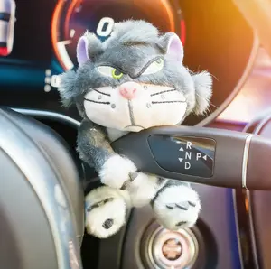 Cute Cat Design Car Dashboard Decoration, Cartoon cute Cat Car Interior Ornament, Car Dashboard Decoration for Women & Girls, Car Interior Accessories