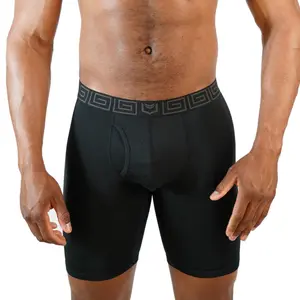 Sheath V Bamboo Men's 8" Sports Performance Boxer Brief