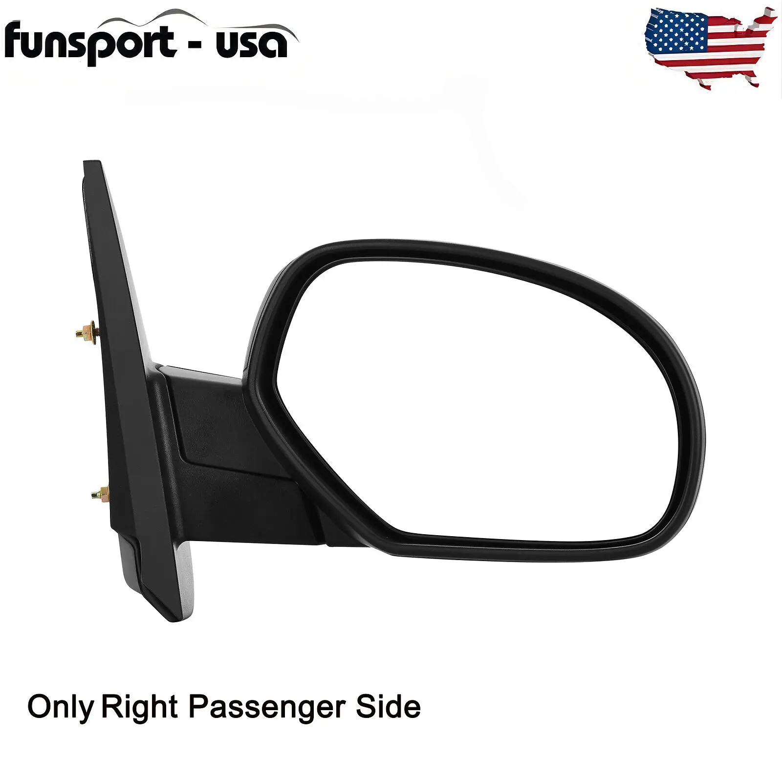 YITAMOTOR Right/Left Passenger Side Mirror Compatible with 08-14 Silverado Sierra 2500 3500, 07-13 Silverado Sierra 1500, Manual Folding Black