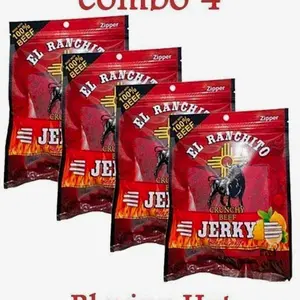 Blazing Hot El Ranchito Crunchy Beef Jerky Net Wt. 2 oz