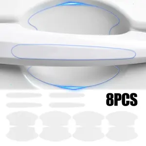 Car Door Handle Protective Sticker Wear Resistant Scratch Resistant Transparent Protective Strip TPU Door Bowl Protective Stick 2026 For your cars