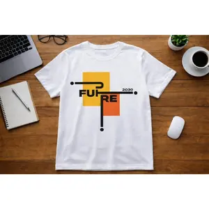 Men's futuristic and retro technology Graphic T-Shirt - Short Sleeve Crew Neck Regular Fit Casual Wear | Soft & Breathable Fabric, Durable Print, Everyday Comfort, Machine Washable, minimalist and retro tech design with geometric shapes and bold