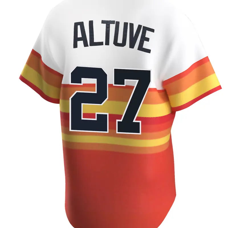 Men's Rainbow Vintage Embroidered Baseball Jersey, Stylish Jersey, Sporty V Neck Short Sleeve Loose Fit Training Tee for All Seasons Sports Top, Sports Clothing