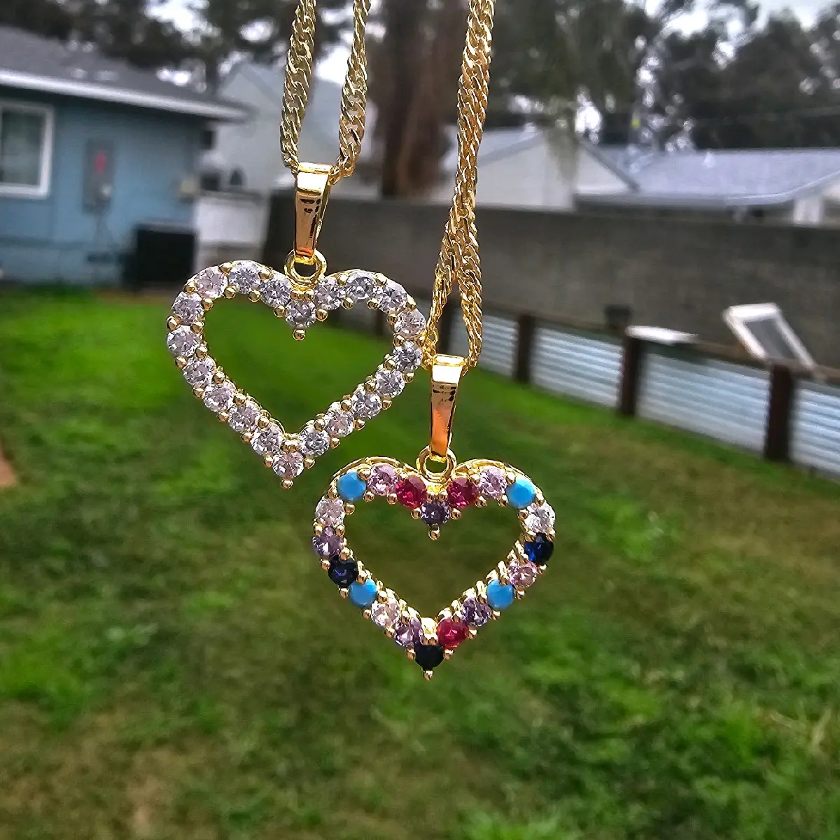 Corazon Emily gold plated necklace