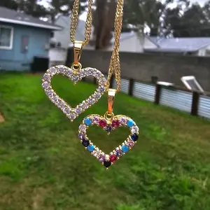 Corazon Emily gold plated necklace