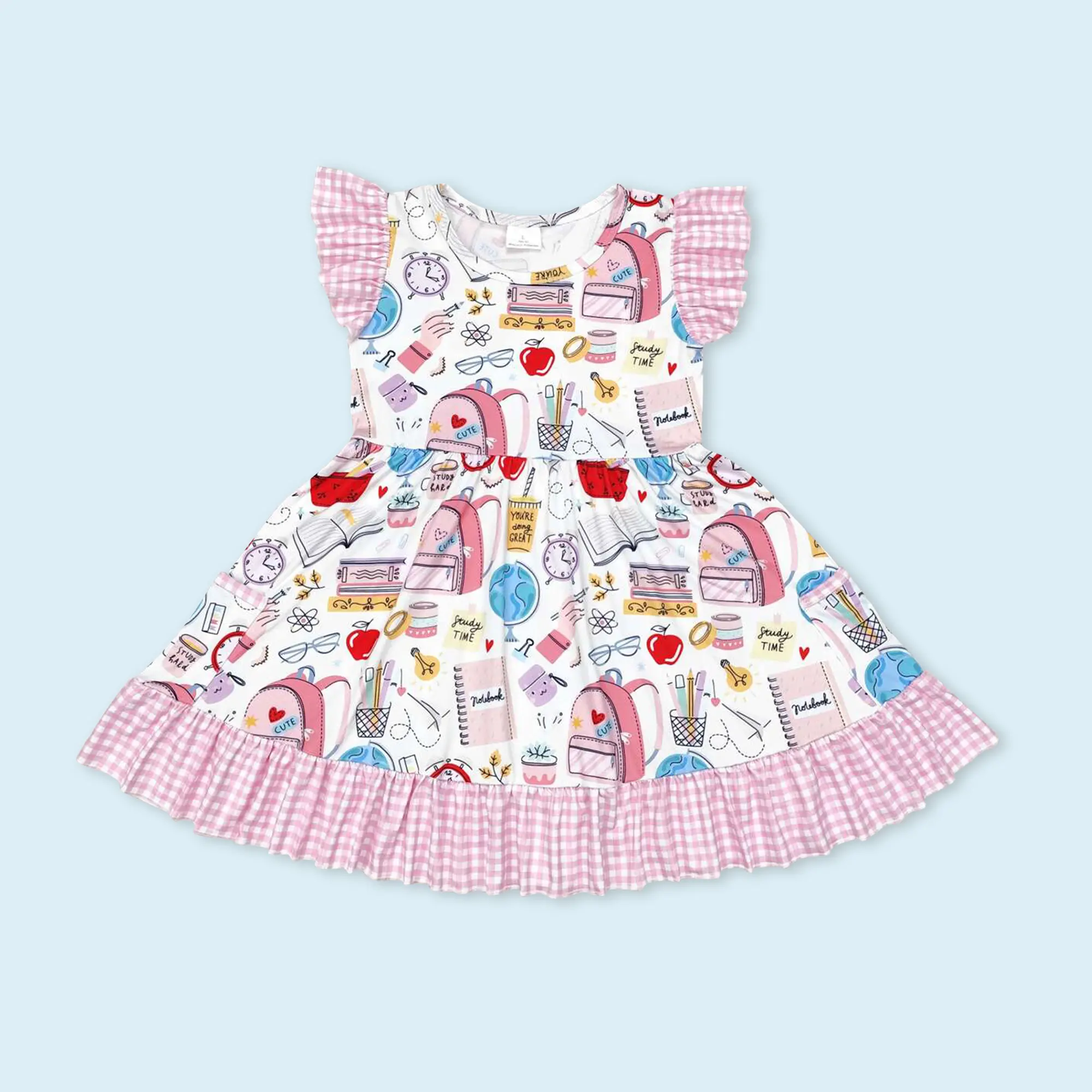 Kids girls back to school dress Kids girls back to school dress