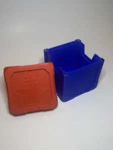 Mythikos Forge MTG Commander Deck Box - 100 Card Double Sleeved, Durable 3D Printed, Custom Variations